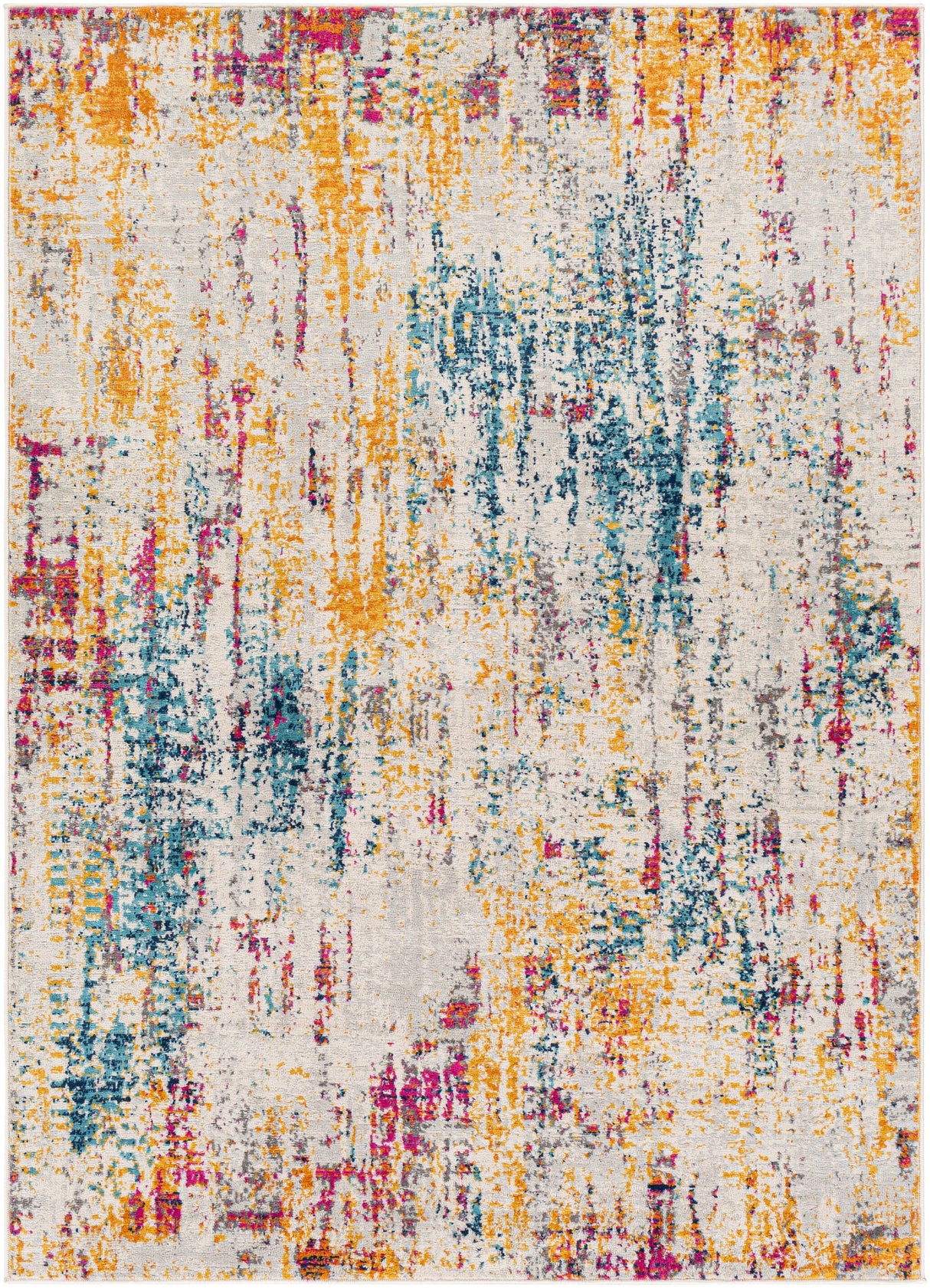 Surya Floransa Fsa-2330 Medium Gray, Beige, Bright Pink, Navy Rugs.