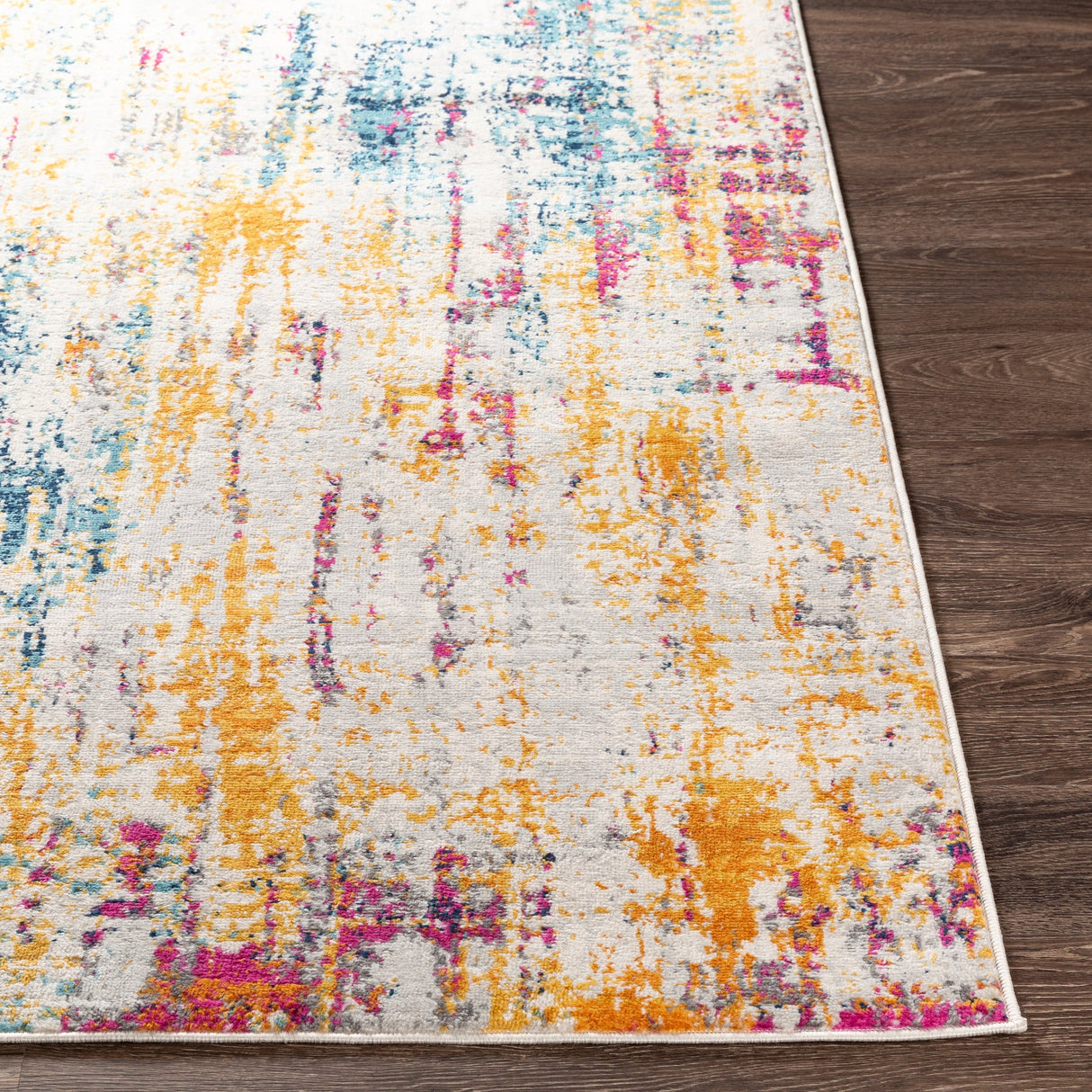 Surya Floransa Fsa-2330 Medium Gray, Beige, Bright Pink, Navy Rugs.