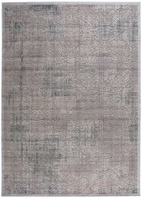 Nourison Graphic Illusions Gil09 Grey Damask Area Rug