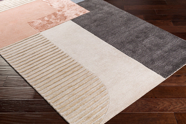 Surya Glasgow Gls-2306 Beige, Rose, Charcoal, Denim Rugs.
