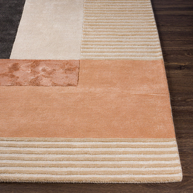 Surya Glasgow Gls-2306 Beige, Rose, Charcoal, Denim Rugs.