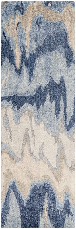 Surya Gemini Gmn-4021 Light Gray / Cobalt / Navy Rugs.