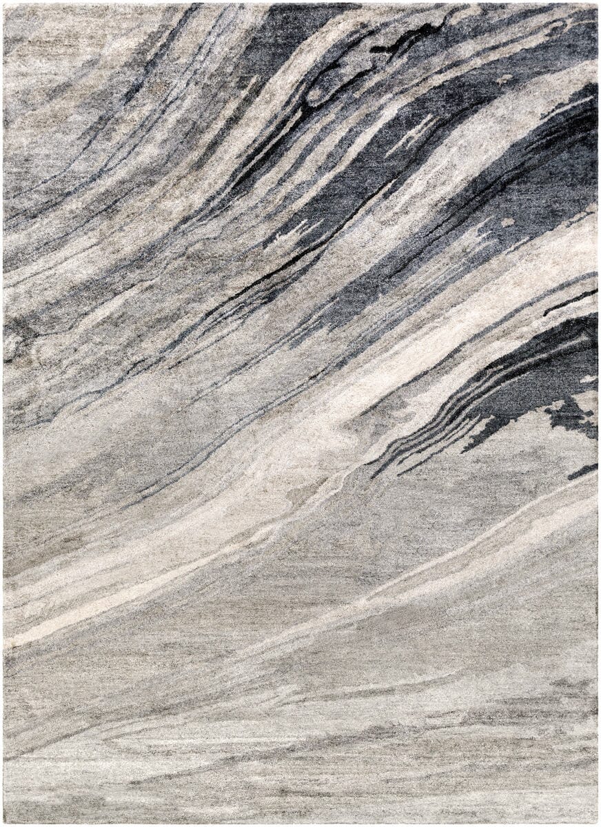 Surya Gemini Gmn-4052 Charcoal / Gray / Light Gray Rugs.