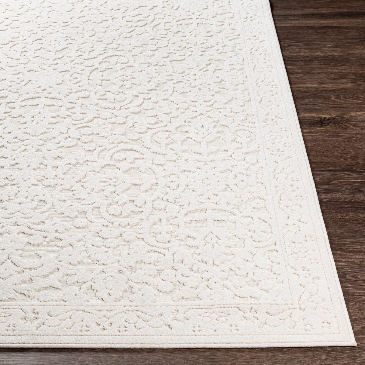 Surya Greenwich Gwc-2310 Cream, Medium Gray Rugs.