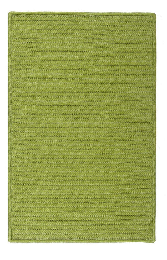 Colonial Mills Simply Home Solid H271 Bright Green / Green Solid Color Area Rug