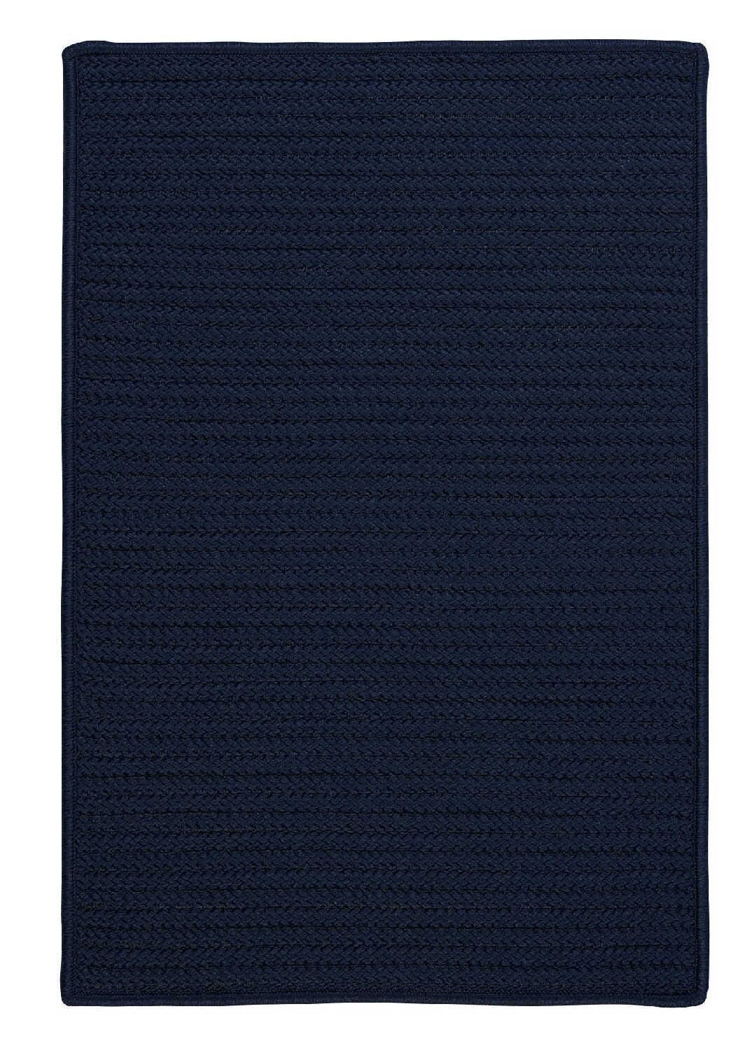 Colonial Mills Simply Home Solid H561 Navy / Blue Solid Color Area Rug