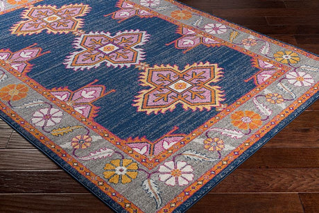 Surya Harput Hap-1037 Dark Blue, Medium Gray, Light Gray Rugs.