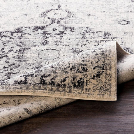 Surya Harput Hap-1061 Beige, Light Gray, Charcoal, Black Rugs.