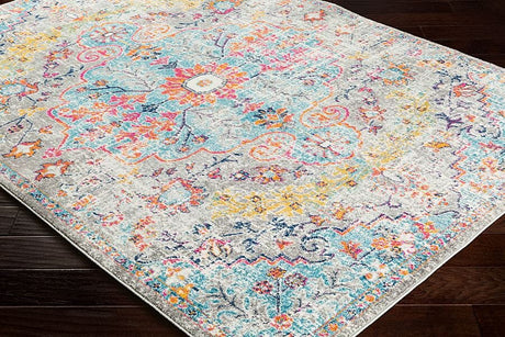 Surya Harput Hap-1063 Beige, Saffron, Light Gray, Teal Rugs.