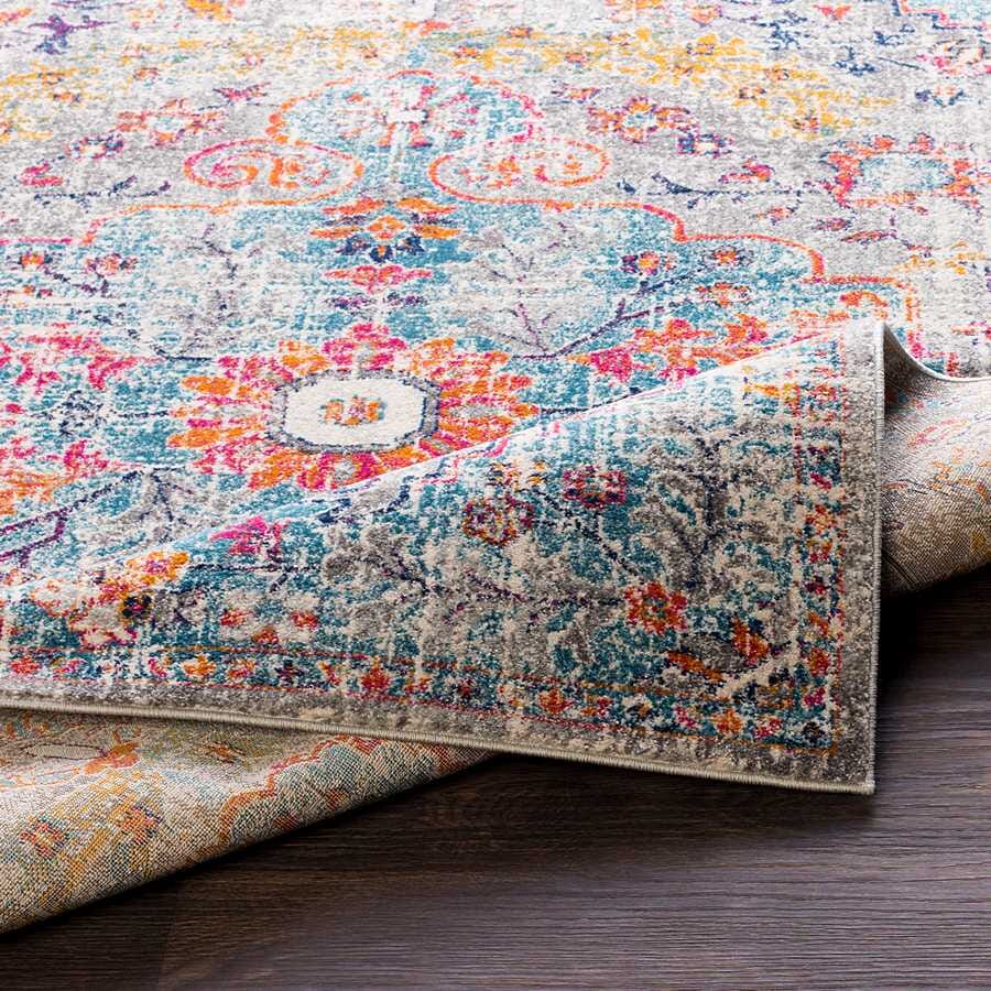 Surya Harput Hap-1063 Beige, Saffron, Light Gray, Teal Rugs.