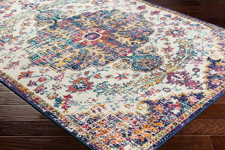 Surya Harput Hap-1064 Beige, Saffron, Light Gray, Teal Rugs.