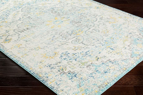 Surya Harput Hap-1065 Beige, Saffron, Light Gray, Teal Rugs.