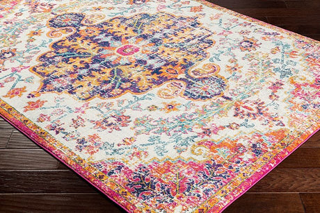 Surya Harput Hap-1066 Beige, Saffron, Light Gray, Teal Rugs.