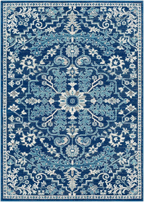 Surya Harput Hap-1068 Beige, Light Gray, Teal, Dark Blue Rugs.