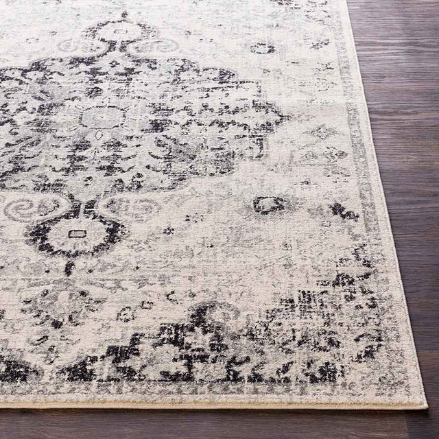 Surya Harput Hap-1068 Beige, Light Gray, Teal, Dark Blue Rugs.