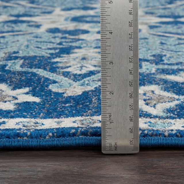 Surya Harput Hap-1068 Beige, Light Gray, Teal, Dark Blue Rugs.