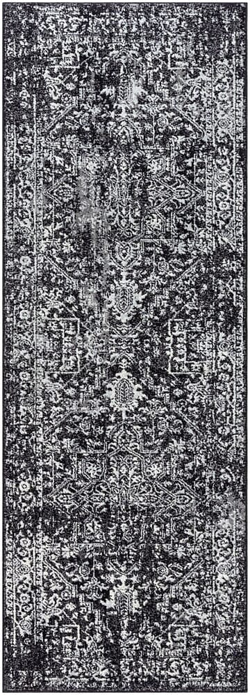 Surya Harput Hap-1087 Black, Charcoal, Light Gray, White Rugs.