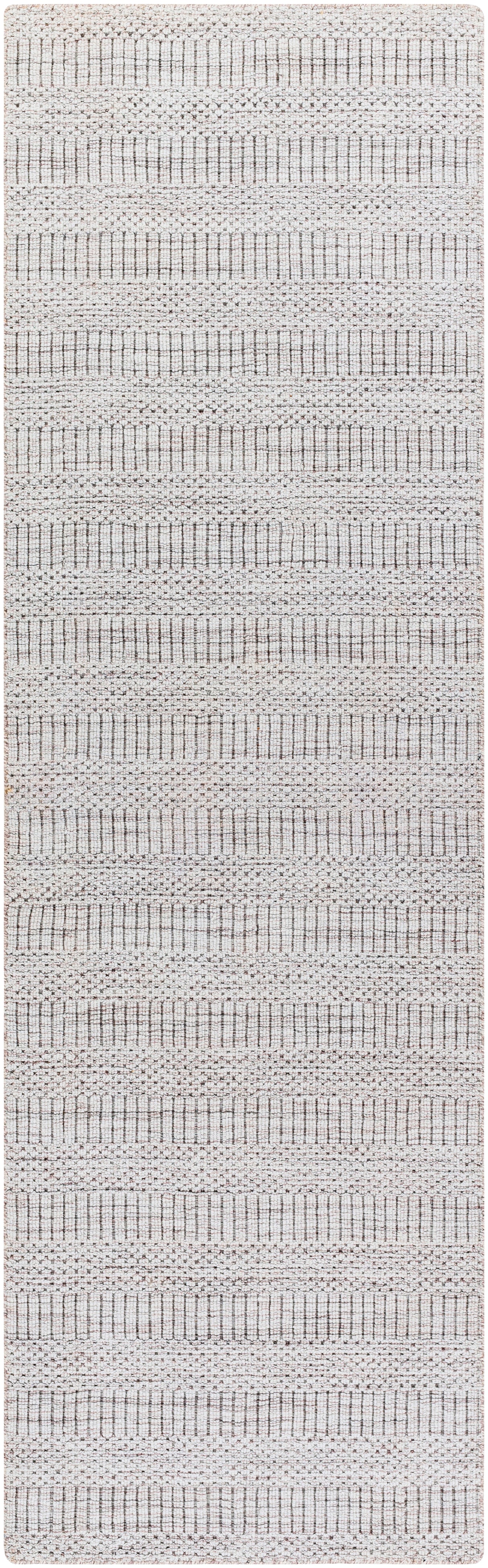 Surya Hickory Hck-2302 Light Beige, Gray Rug.