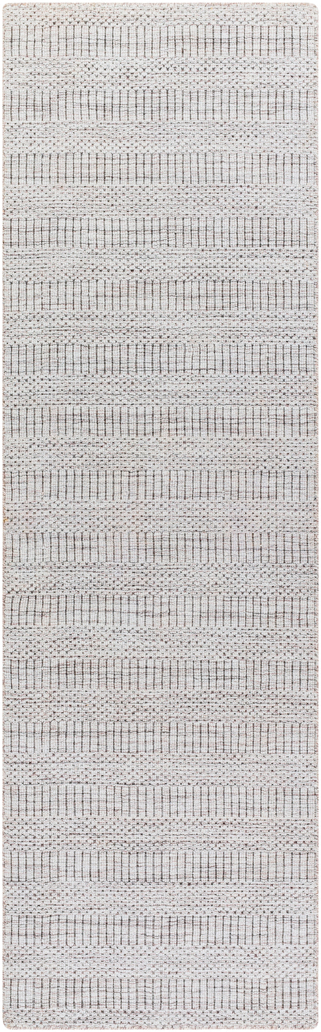 Surya Hickory Hck-2302 Light Beige, Gray Rug.