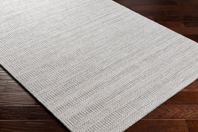 Surya Hickory Hck-2302 Light Beige, Gray Rug.
