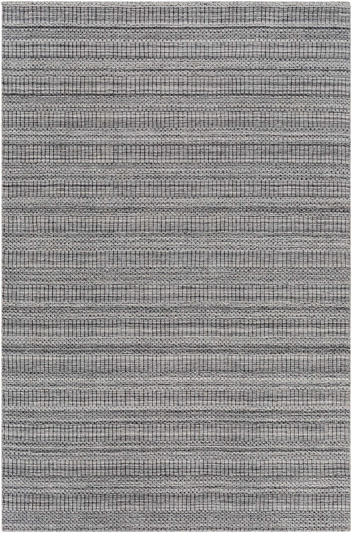 Surya Hickory Hck-2303 Gray, Charcoal Rug.