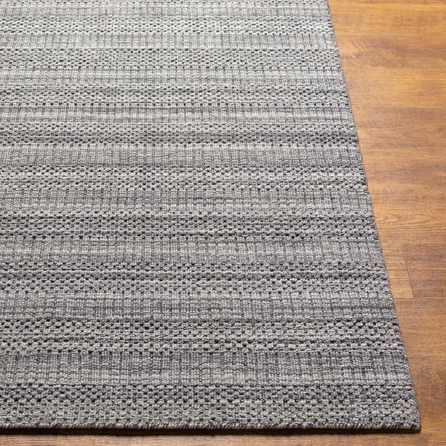 Surya Hickory Hck-2303 Gray, Charcoal Rug.