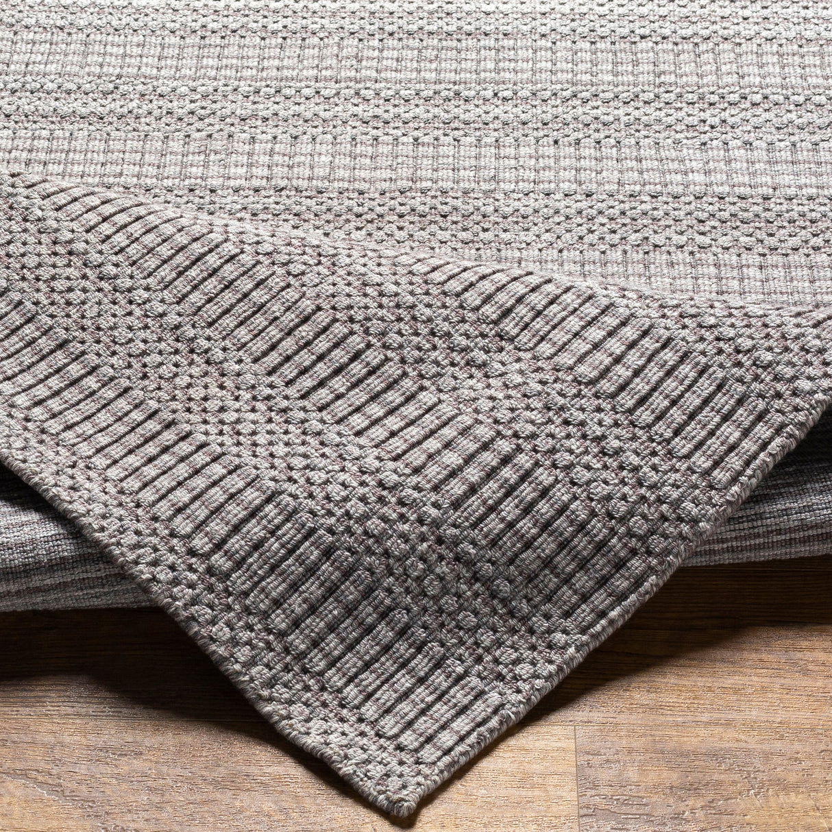 Surya Hickory Hck-2304 Dark Brown, Beige Rug.