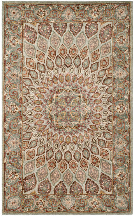 Safavieh Heritage Hg914B Blue / Grey Rugs.