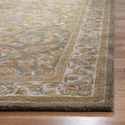 Safavieh Heritage Hg954A Green / Taupe Rugs