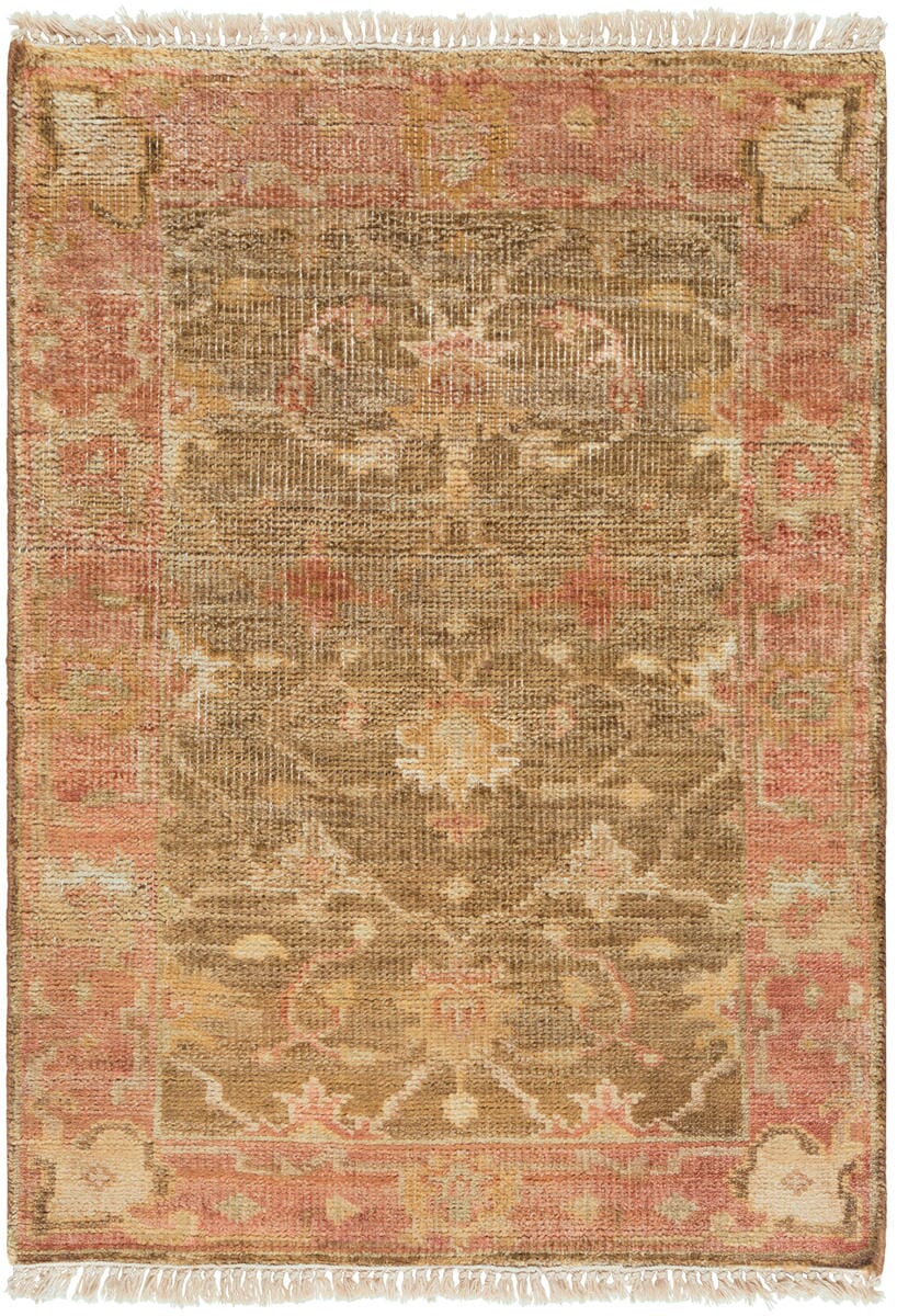 Surya Hillcrest Hil-9004 Slate Gray / Carnelian / Cumin Rugs.