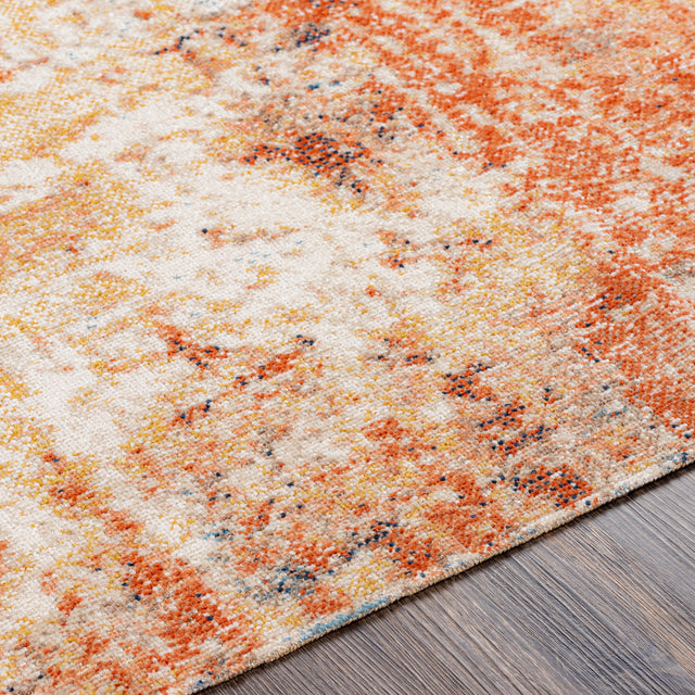 Surya Huntington Beach Htb-2323 Denim, Burnt Orange, Camel, Taupe Rugs.