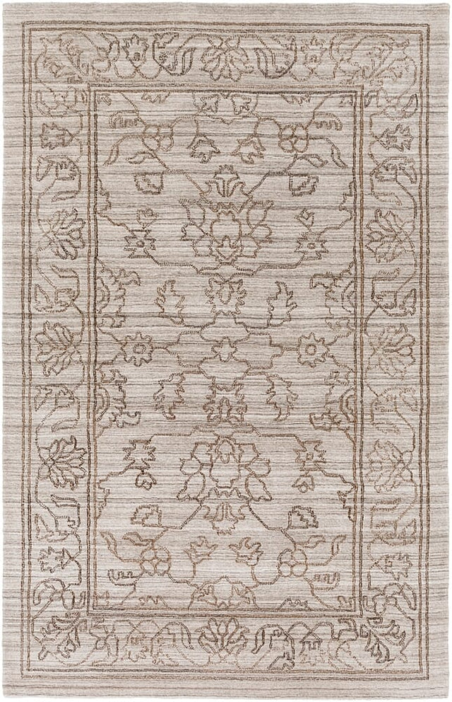 Surya Hightower Htw-3003 Light Gray, Camel, Dark Brown Rugs.