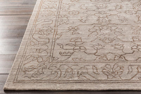 Surya Hightower Htw-3003 Light Gray, Camel, Dark Brown Rugs.