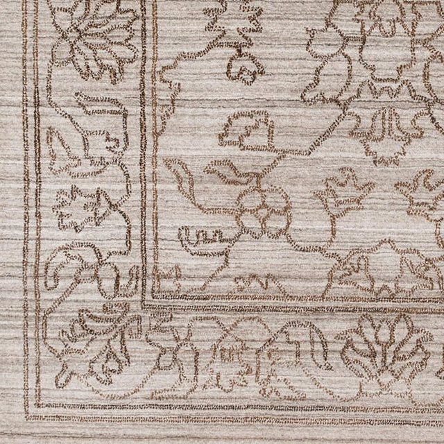 Surya Hightower Htw-3003 Light Gray, Camel, Dark Brown Rugs.