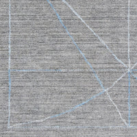 Surya Hightower Htw-3009 Medium Gray, Charcoal, White, Taupe Geometric Area Rug