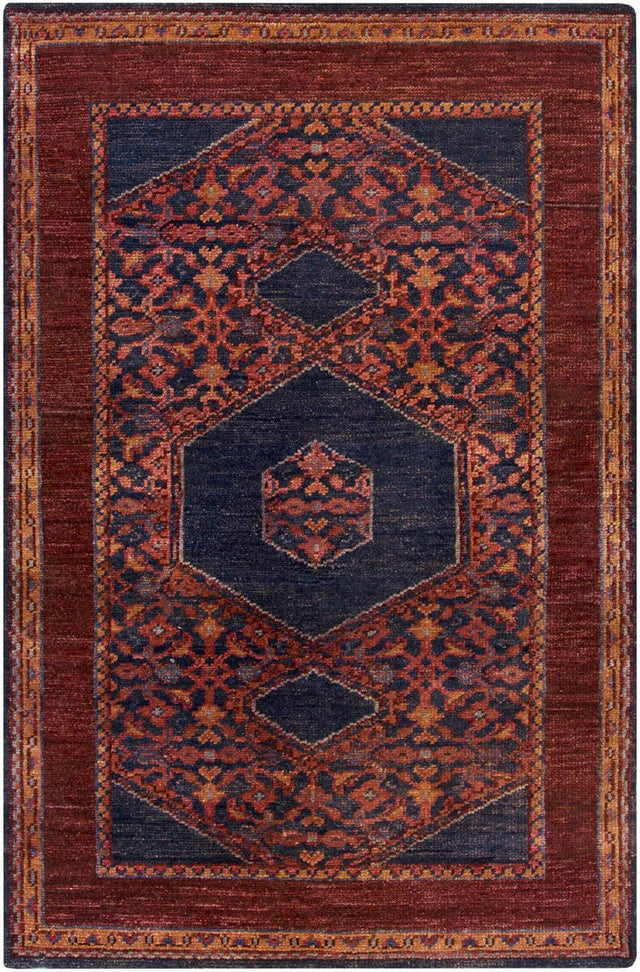 Surya Haven Hvn-1216 Eggplant / Burgundy / Burgundy Rugs.