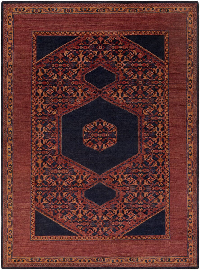 Surya Haven Hvn-1216 Eggplant / Burgundy / Burgundy Rugs.