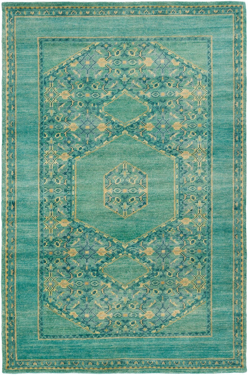 Surya Haven Hvn-1217 Teal / Forest / Olive Rugs.