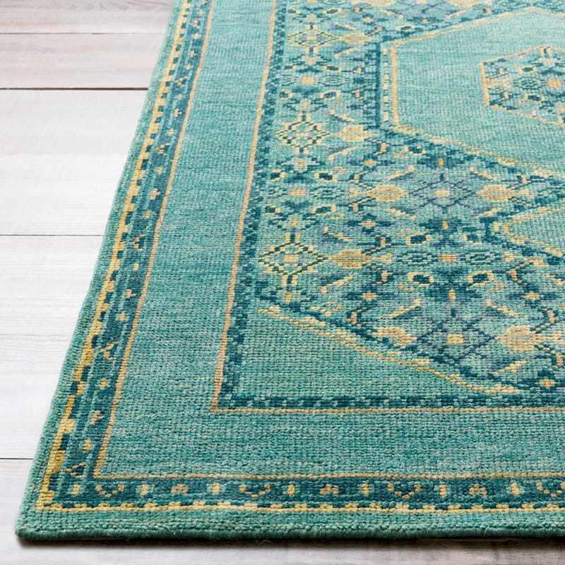 Surya Haven Hvn-1217 Teal / Forest / Olive Rugs.