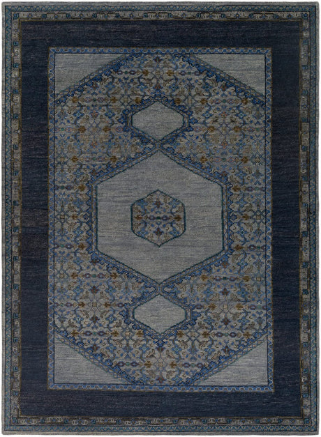 Surya Haven Hvn-1218 Slate / Navy / Gray / Olive / Teal Rugs.