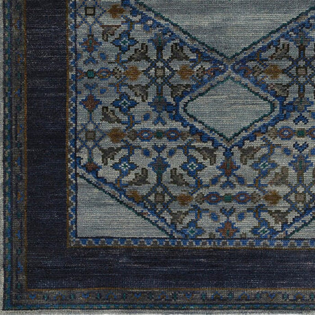 Surya Haven Hvn-1218 Slate / Navy / Gray / Olive / Teal Rugs.