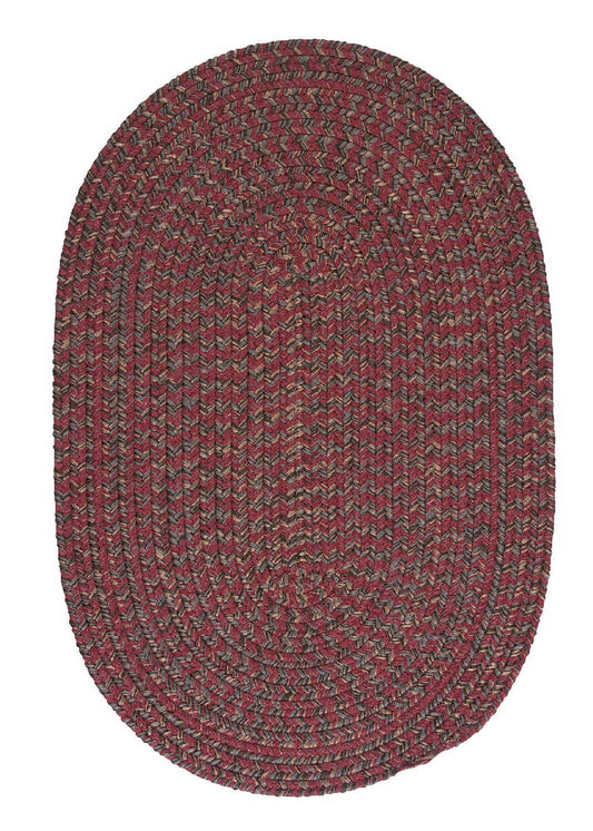 Colonial Mills Hayward Hy79 Berry / Red / Neutral Solid Color Area Rug