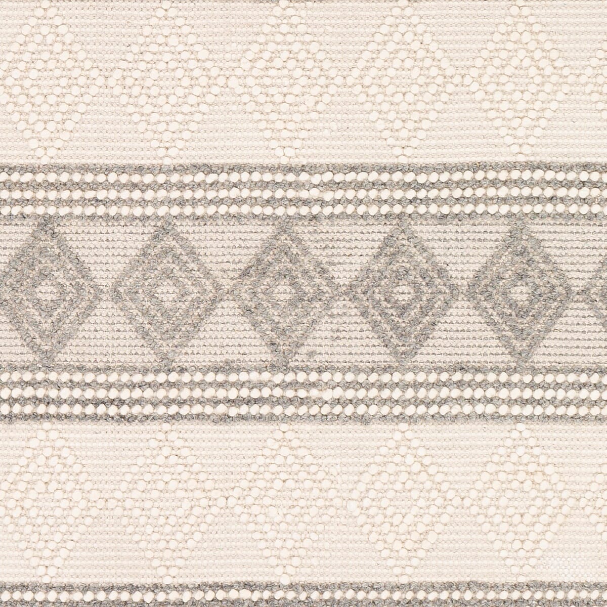 Surya Hygge Hyg-2300 Charcoal, White Rug.