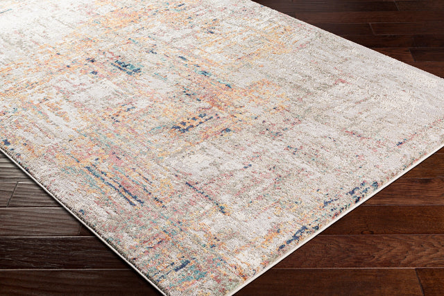 Surya Illusions Ils-2300 Cream, Light Gray, Medium Gray, Saffron Rugs.