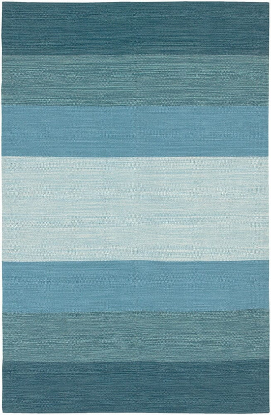 Chandra India Ind2 Blue Striped Area Rug