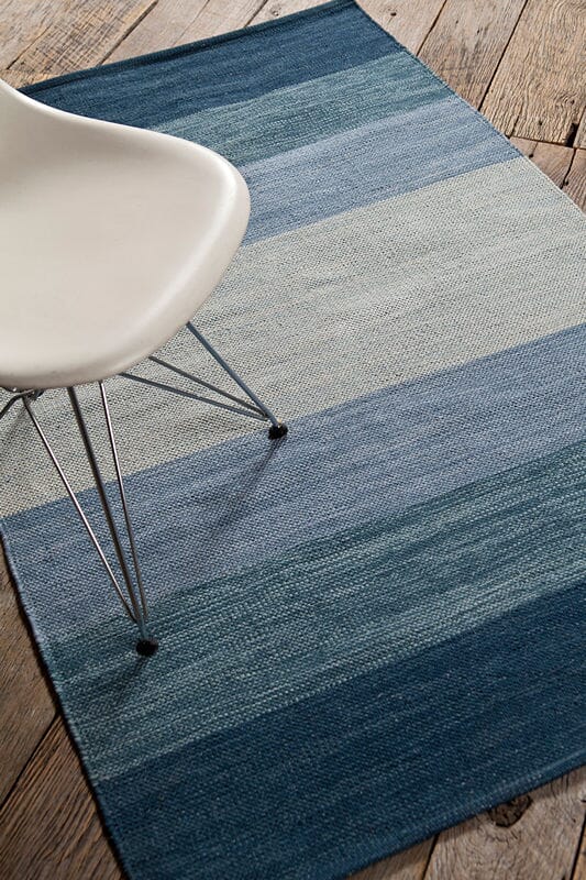 Chandra India ch-ind-2 Blue Striped Area Rug