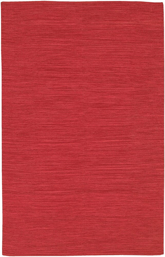 Chandra India ch-ind-9 Red Solid Color Area Rug
