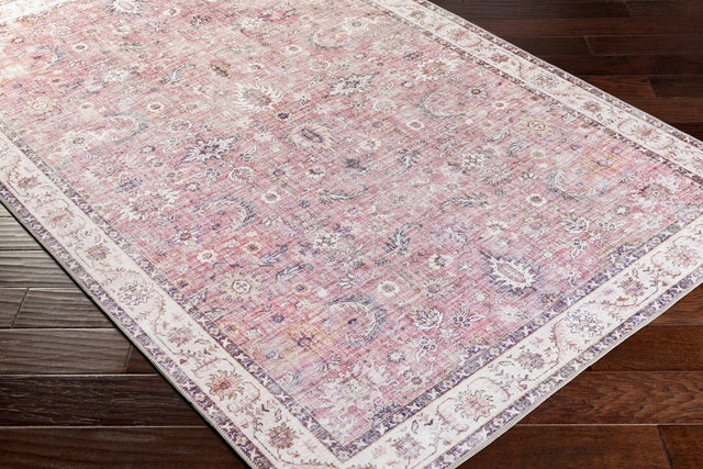 Surya Iris Irs-2305 Garnet, Mauve, Ivory, Wheat Rugs.