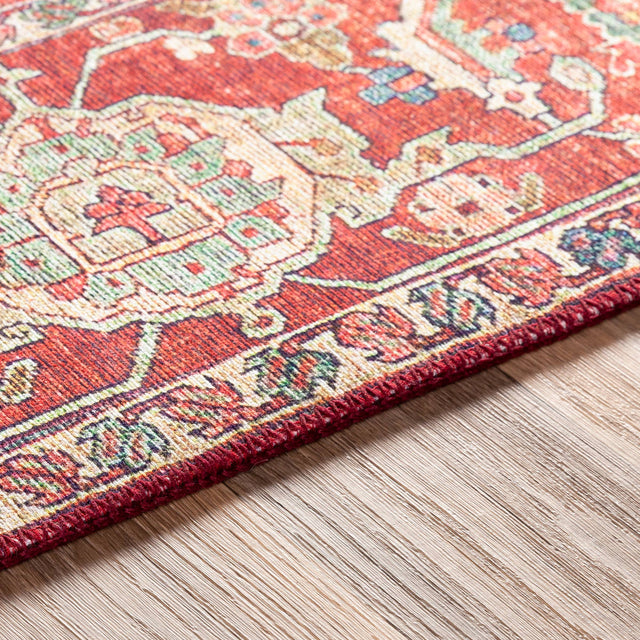 Surya Iris Irs-2309 Burnt Orange, Bright Red, Ice Blue, Navy Rugs.