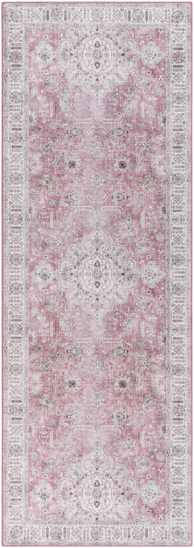 Surya Iris Irs-2321 Mauve, Blush, Pale Blue, Brown Rugs.